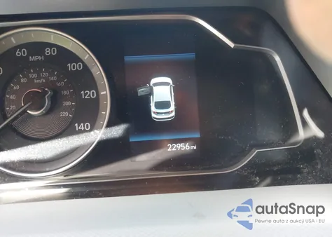 2020 Hyundai Ioniq Hybrid Blue z USA, uszkodzony, nr VIN KMHC65LC0LU221248